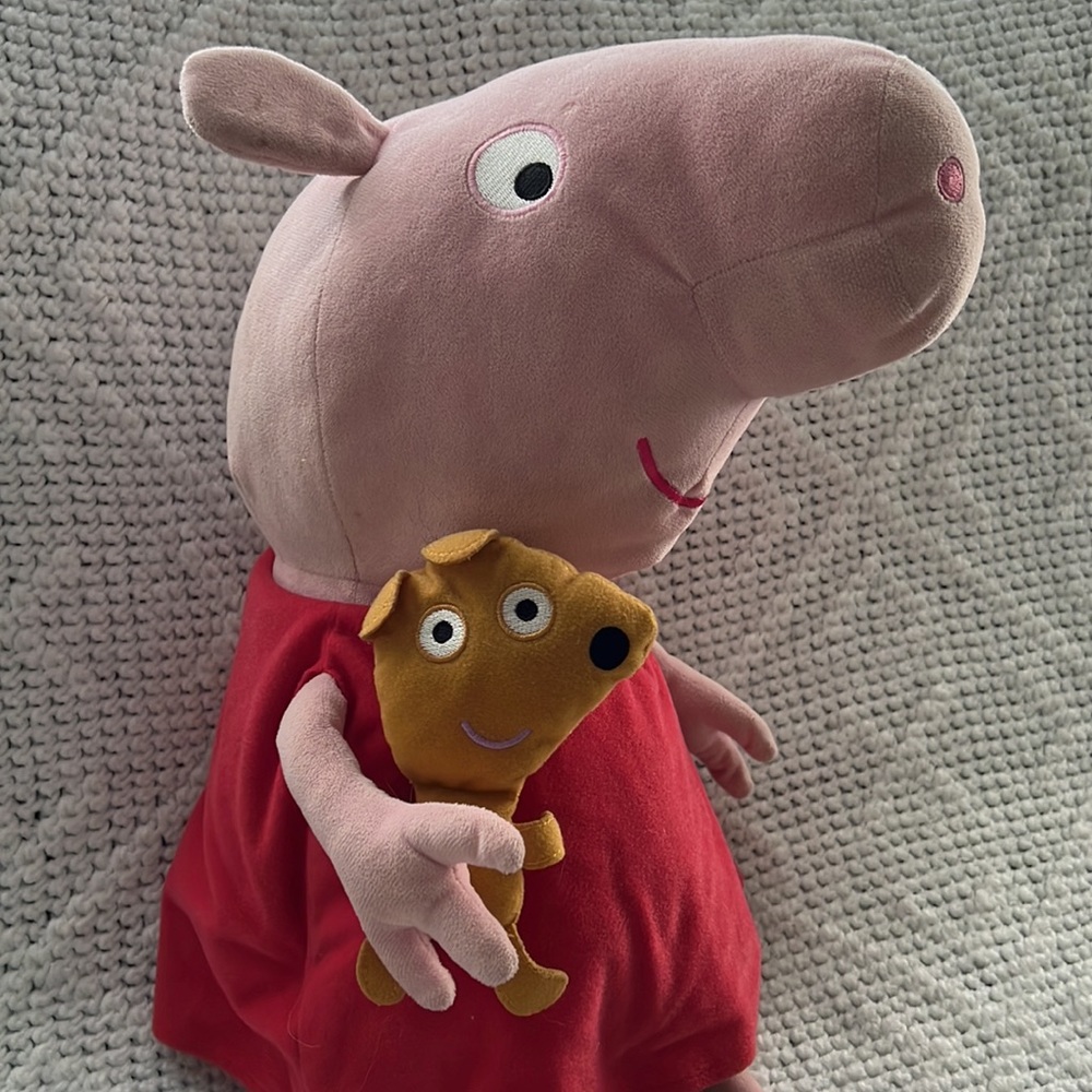 TY Peppa Pig plush 18” - Picture 2 of 7